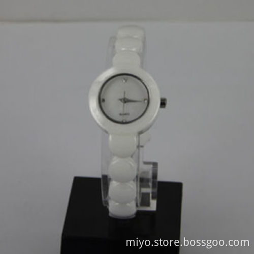 Small Mini size Ceramic Watch with shell dial,Japan movement,Fancy, Stylish and Beautiful